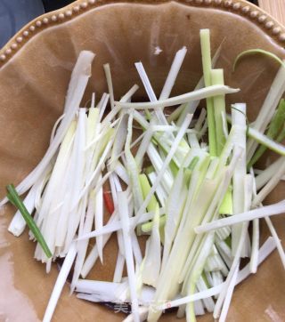 Scallion Chicken Shreds recipe