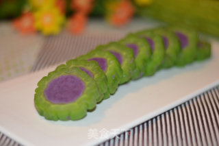 Bitter Gourd Purple Potato Ring recipe