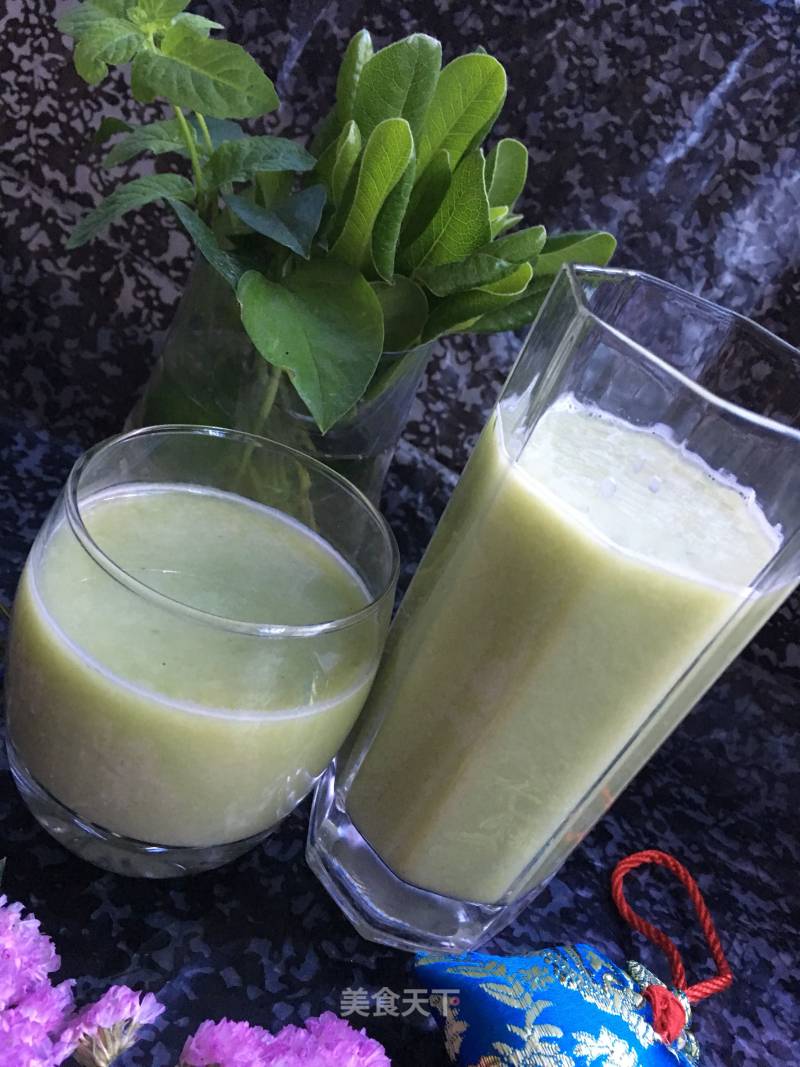Apple Cucumber Soy Milk recipe