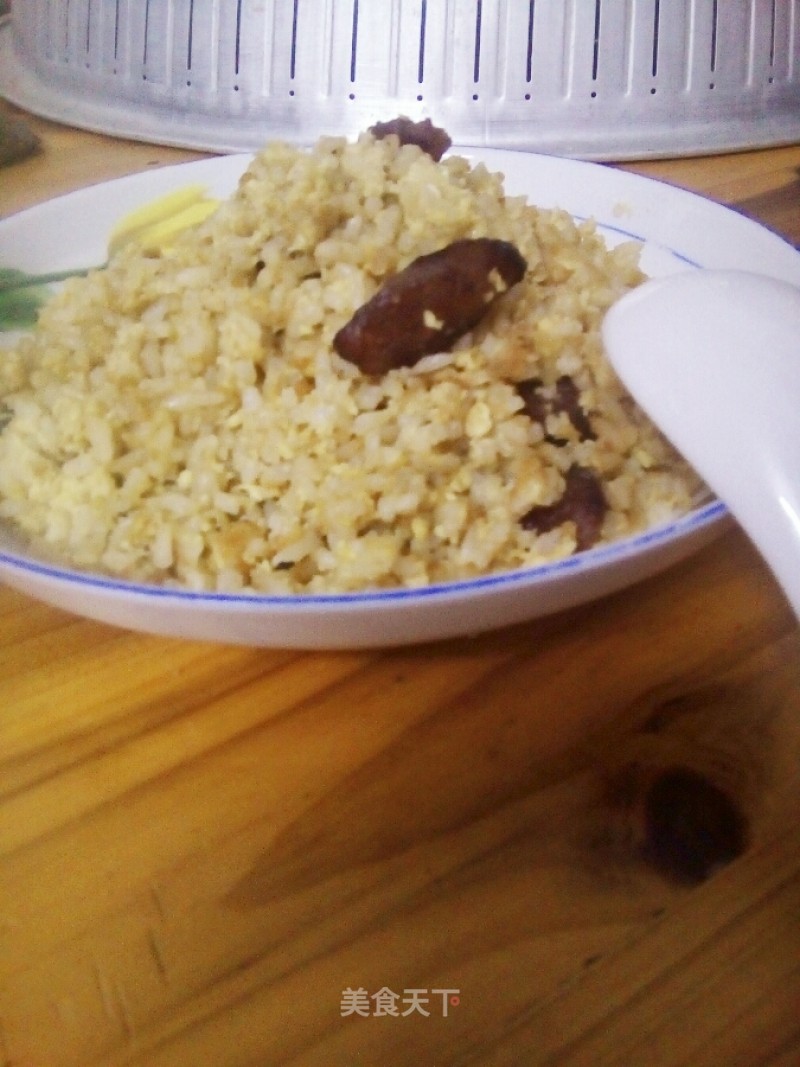 Smoked Sausage Golden Fried Rice