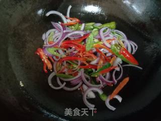 Stir-fried Squid Mustard recipe