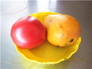 Mango Tomato Double Flavor Pudding recipe