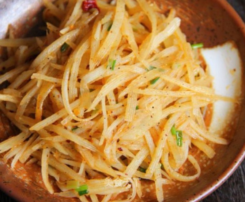 Spicy Potato Shreds recipe