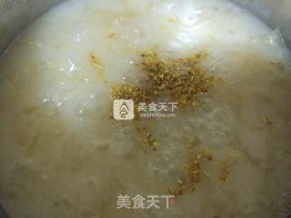 Osmanthus Almond Tremella Soup recipe