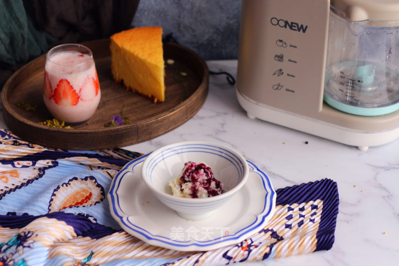 Blueberry Yam Puree recipe