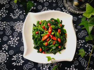 #团圆饭#peanuts Mixed with Spinach recipe