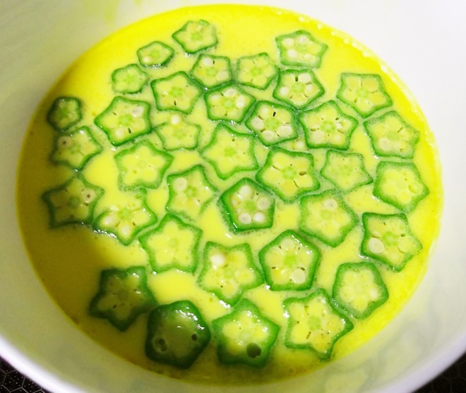 Conquer You with Face Value ~ Okra Steamed Egg recipe