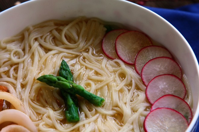 Miso Noodle Soup with Mixed Vegetables recipe