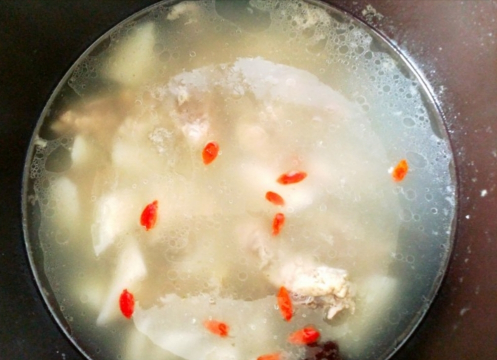 Yam Pork Ribs Soup recipe