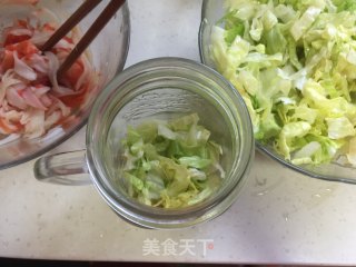 Crab Fillet Lettuce Salad Cup recipe