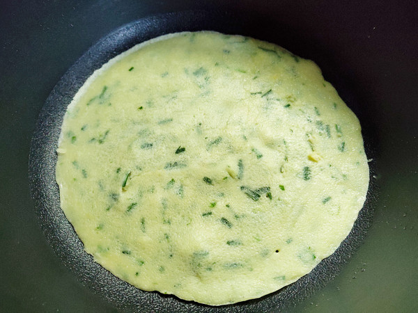 Leek Egg Pancake recipe