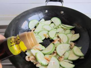 Fried Zucchini with Shrimp recipe