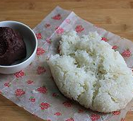 Sweet Glutinous Rice Bean Paste Buns recipe