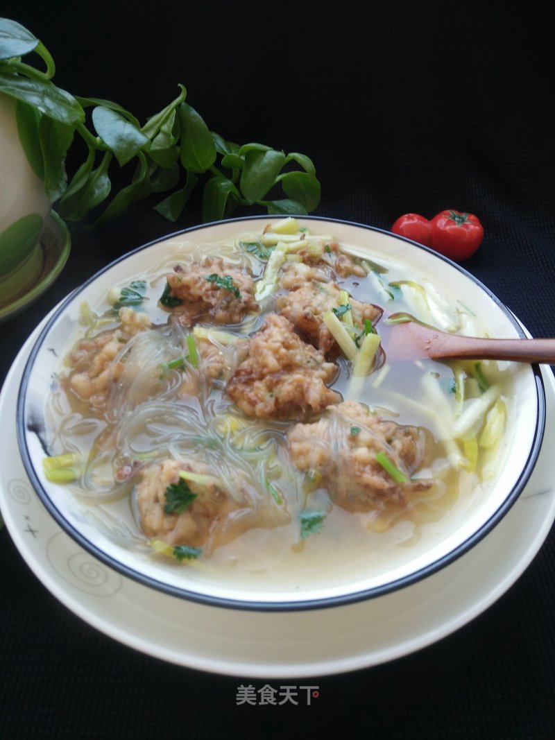 Meatball Vermicelli Soup recipe