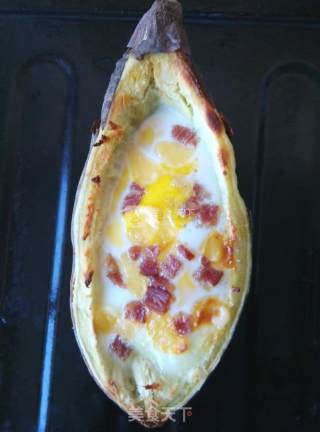 #aca烤明星大赛# Baked Eggs with Sweet Potato and Cheese recipe