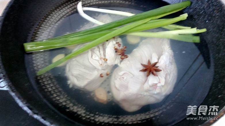 Shredded Chicken and Cucumber Salad recipe