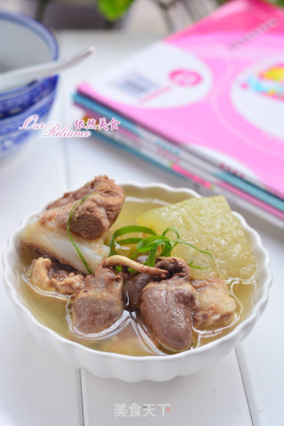 Autumn and Winter Moisturizing-duck Heart in Winter Melon recipe