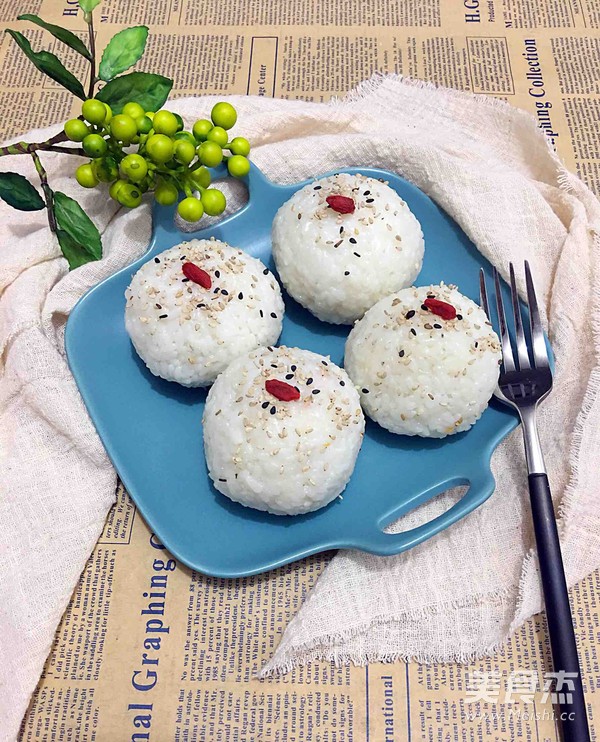 Tuna Pork Floss Rice Ball recipe