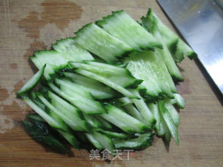 Cucumber Fried Dried Shreds recipe