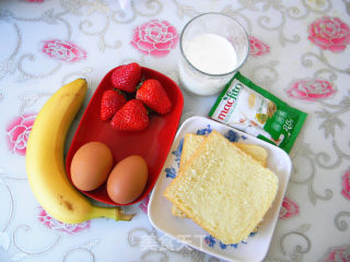 Strawberry Banana Toast Pudding recipe