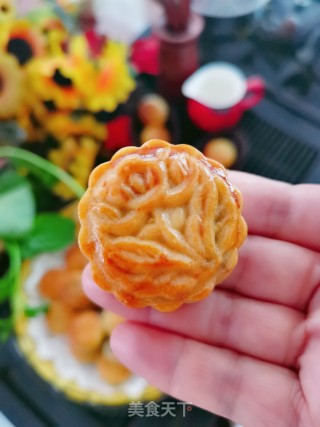 Bean Paste and Egg Yolk Mooncakes recipe