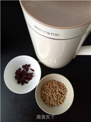 【mellow Flavor Thick Soy Milk】cranberry Soy Milk recipe