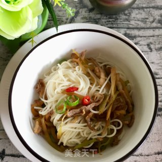 "mustard Pickled Mustard" Pork Noodles recipe