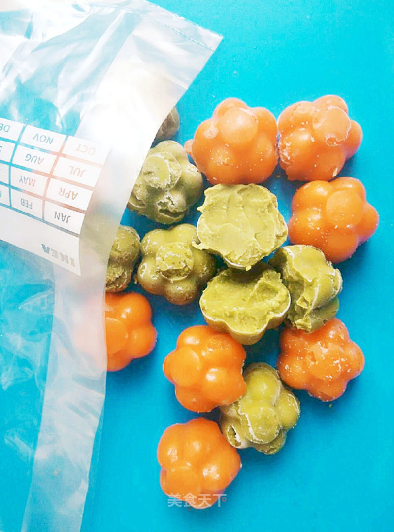 [turner&roller Kitchen] Food Supplement for Baby ❤carrots, Mashed Peas❤ recipe