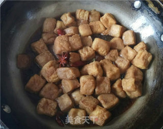 #妈妈的味# Dried Tofu in Honey Sauce recipe