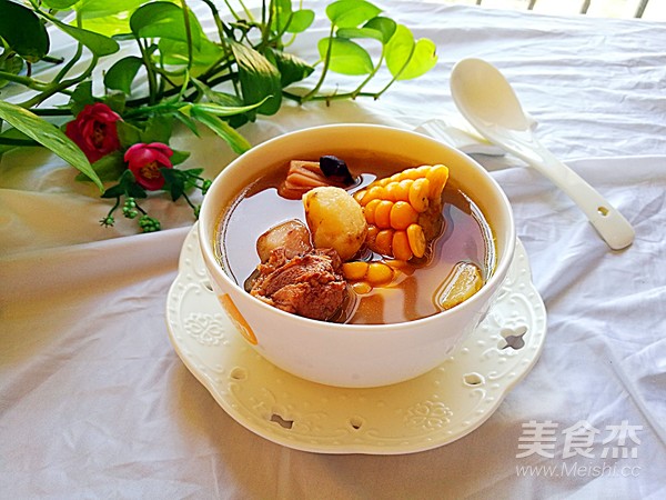 Corn Lotus Root Chicken Soup recipe