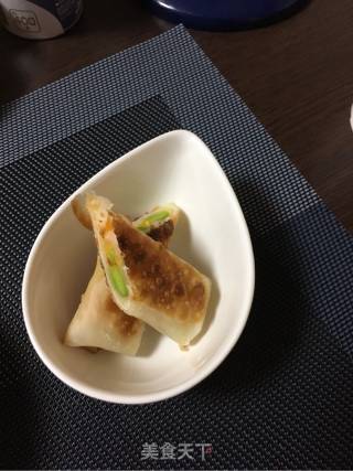 Edamame Cheese Spring Rolls recipe