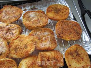 Cumin Roasted Crispy Bun Slices recipe