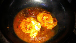 Double Egg Stewed with Mandarin Fish in Black Bean Sauce recipe