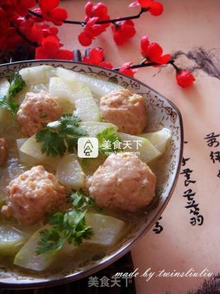 Winter Melon Meatball Soup recipe