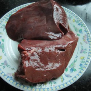 White Sliced Pork Liver recipe