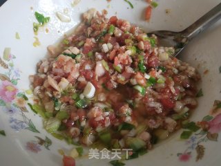 Steamed Dumplings with Corn Flour and Sauerkraut Stuffing recipe