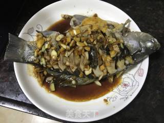 Steamed Crucian Carp recipe