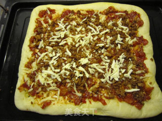 Let You Love Enough at A Time-big Square Pizza recipe