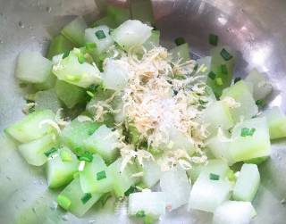 Shrimp Skin Mixed with Winter Melon recipe