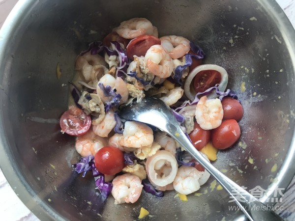 Lemon Scented Seafood Salad recipe