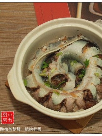 Steamed Bass Eel with Sour Plum
