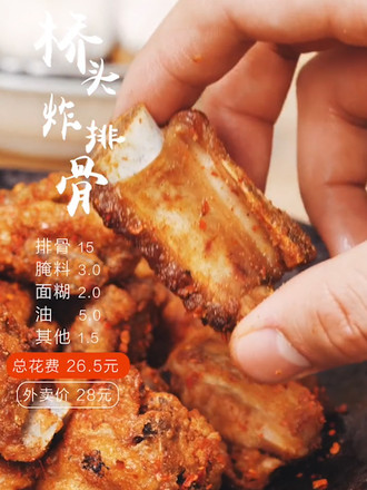 Qiaotou Fried Pork Ribs recipe