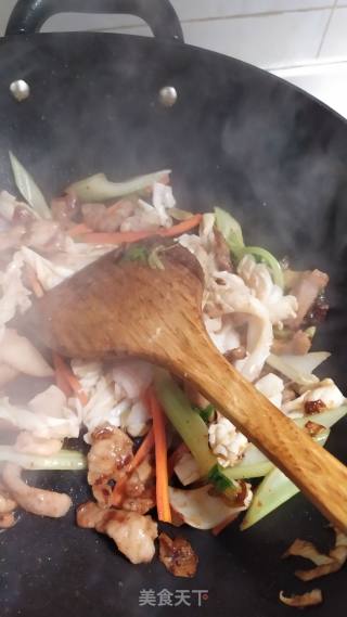 Fried Dried Snow Peas recipe