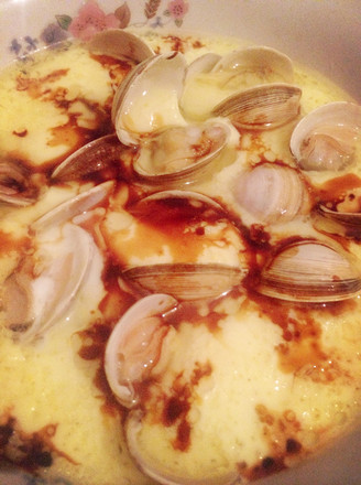 Steamed Egg with Clams recipe