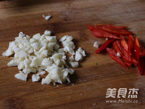 Stir-fried Pork with Salted Melon recipe