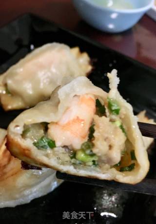 Leek and Shrimp Pot Stickers recipe