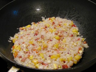 Pineapple Ham Fried Rice recipe