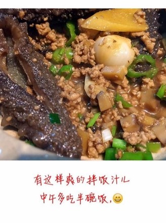 Grilled Sea Cucumber with Minced Meat