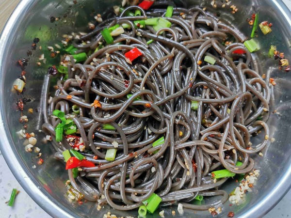 Hot and Sour Fern Root Noodles recipe