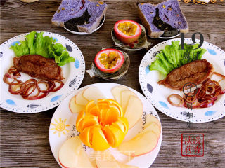 Onion Steak Breakfast recipe